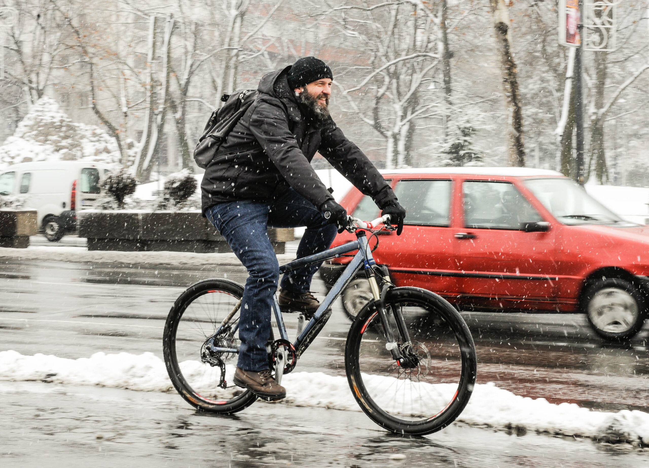 Bike commuting in the winter doesn't have to be miserable and cold.