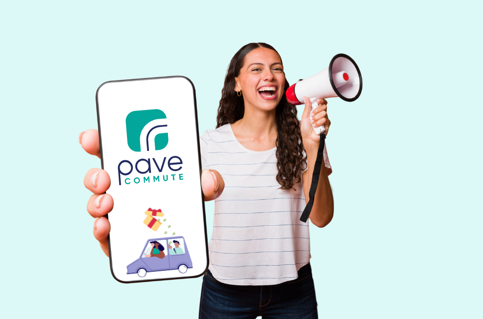 Die beste App für Fahrgemeinschaften zur Arbeit. Pave Commute carpooling app for work